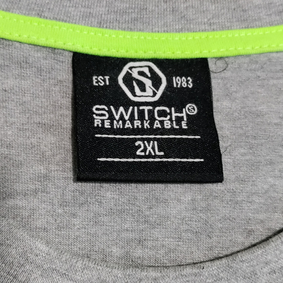 Switch Remarkable Mens 2XL Techwear Utility Long Sleeve Army Buckled T-Shirt NEW - Picture 9 of 16